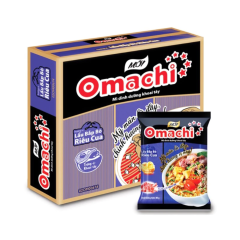Thùng 30 mì Omachi bắp bò riêu cua gói 80g chính hãng | Siêu Thị GO!– Thực phẩm giá tốt