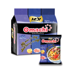 Lô 5 mì Omachi bắp bò riêu cua 80g chính hãng | Siêu Thị GO!– Thực phẩm giá tốt