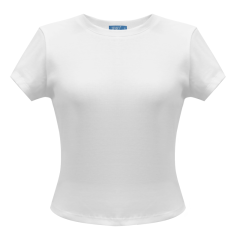 Áo thun nữ Hồng Nhật tay ngắn dáng ôm 4838 màu trắng size M chính hãng