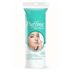 Bông tẩy trang Puffme tròn 80 miếng chính hãng