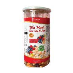 Yến mạch trái cây và siêu hạt Newjoy 450g chính hãng