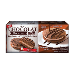 Bánh Bouchee Lotte Chocolat Socola 6P 162g chính hãng
