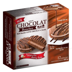 Bánh Lotte Chocolat Bouchee vị socola hộp 324g chính hãng