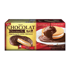 Bánh Chocopie Lotte Chocolat 6P 169.8g chính hãng
