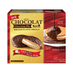 Bánh ChocoPie Lotte Chocolat 12P 339.6g chính hãng