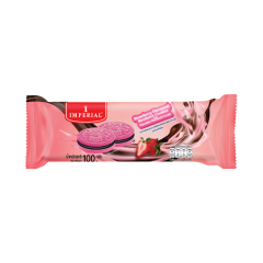 Bánh quy dâu Imperial kem socola 100g chính hãng
