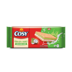 Bánh xốp 2 trong 1 Cosy kem dừa lá dứa 99.8g chính hãng