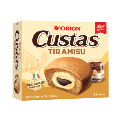 Bánh Orion Custas Tiramisu hộp 281,4g chính hãng