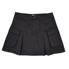 Váy kaki túi hộp màu đen size L chính hãng