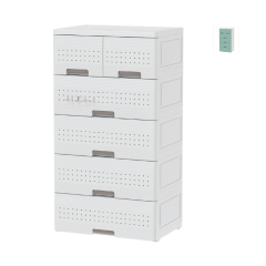 Tủ nhựa Duy Tân Tabi Diamond 5 ngăn kèm móc treo 70x48x130cm chính hãng
