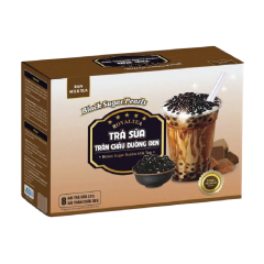 Trà sữa Bản Milk Tea vị trân châu đường đen hộp 416g chính hãng