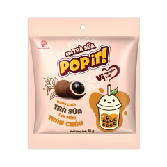 Kẹo mềm trà sữa Phạm Nguyên Popit vị nguyên bản 36g chính hãng