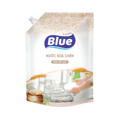 Nước rửa chén Blue chiết xuất gạo túi 2.1 lít chính hãng