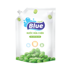 Nước rửa chén Blue chiết xuất đậu xanh túi 2.1 lít chính hãng