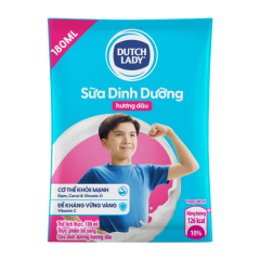 Sữa Cô Gái Hà Lan dâu bịch 180ml chính hãng | Siêu Thị GO!– Thực phẩm giá tốt