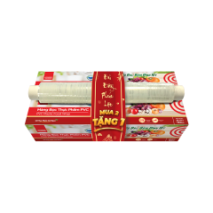 Lô 2 màng bọc thực phẩm PVC GO! size 30cm x 150m + lõi 100m chính hãng