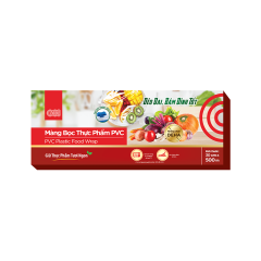 Màng bọc thực phẩm PVC GO! size 30cm x 500m chính hãng