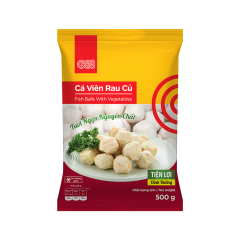 Cá viên rau củ GO! 500g chính hãng