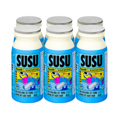 Lô 6 sữa chua uống tiệt trùng Susu việt quất chuối chai 80ml chính hãng | Siêu Thị GO!– Thực phẩm giá tốt