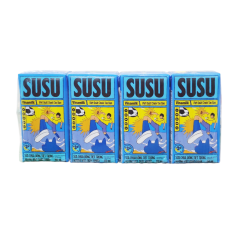 Lô 4 sữa chua uống tiệt trùng Susu việt quất chuối hộp 110ml chính hãng | Siêu Thị GO!– Thực phẩm giá tốt