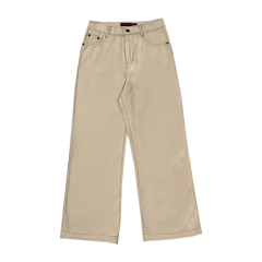 Quần kaki dài suông Thy Thy màu be size M chính hãng