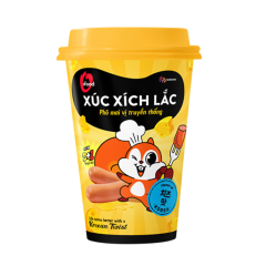 Xúc xích lắc phô mai Đức Việt ly 56g chính hãng