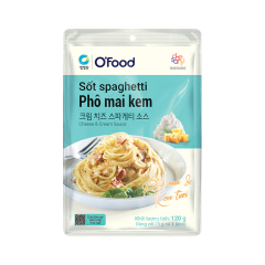 Sốt Spaghetti OFood phô mai kem gói 120g chính hãng | Siêu Thị GO!– Thực phẩm giá tốt