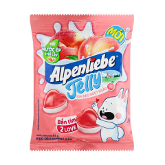 Kẹo dẻo Alpenliebe hương đào gói 91g chính hãng