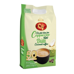 Cà phê hòa tan 4in1 Cappuccino dừa C7 50 gói x 17g chính hãng