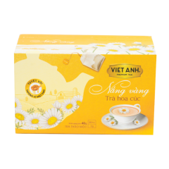 Trà nắng vàng hoa cúc thảo mộc Việt Anh 20 gói x 2g chính hãng