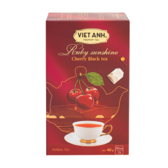 Trà cherry nắng hồng thảo mộc Việt Anh 20 gói x 2g chính hãng