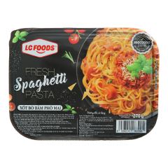 Mì spaghetti bò bằm phô mai LC Foods 270g chính hãng