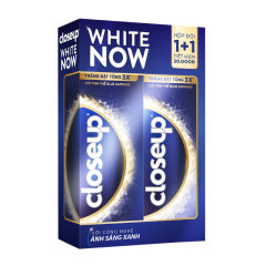 Lô 2 Kem đánh răng Closeup White Now Blue Sapphire 100g chính hãng
