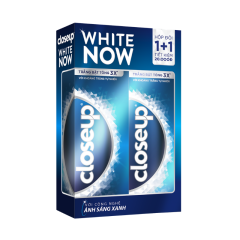 Lô 2 Kem đánh răng Closeup White Now khoáng trắng 100g chính hãng