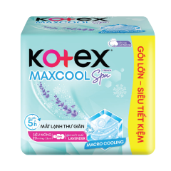 Băng vệ sinh Kotex Maxcool French Spa SMC 28cm 14 miếng chính hãng
