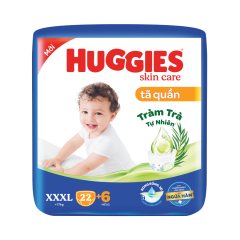 Tã quần Huggies skin care size XXXL 22 miếng chính hãng