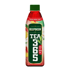 Hồng trà Tea 365 vị đào chai 500ml chính hãng