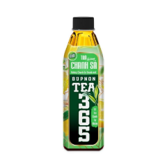 Hồng trà Tea 365 vị chanh sả chai 500ml chính hãng
