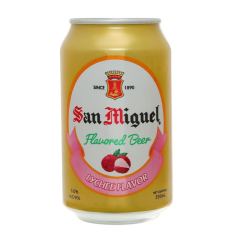 Bia San Miguel vị vải lon 330ml chính hãng