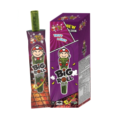 Snack rong biển Taokaenoi Roll vị BBQ hộp 6 gói x 2.5g chính hãng