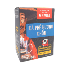 Cà phê túi lọc Mr.Viet hương chồn hộp 10 gói x 10g chính hãng