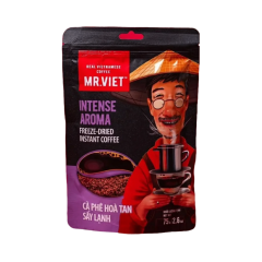 Cà phê hòa tan sấy lạnh Mr.Viet intense aroma 75g chính hãng