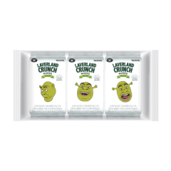 Lốc 3 gói rong biển Laverland Crunch vị Wasabi 4.5g chính hãng
