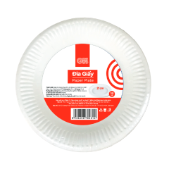 Lô 10 đĩa tròn giấy GO! 21cm chính hãng