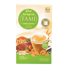 Bột ngũ cốc Tami không đường 50 gói x 18g chính hãng