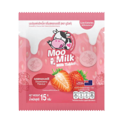 Kẹo sữa Moo Milk vị dâu tây gói 15g chính hãng