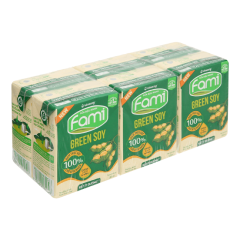Lô 6 Sữa đậu nành Fami Green Soy rất ít đường 180ml chính hãng | Siêu Thị GO!– Thực phẩm giá tốt