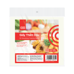 Giấy thấm dầu GO! 20 tờ size 24.5 x 24cm chính hãng