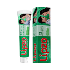 Lô 2 kem đánh răng Lipzo 12h rạng ngời 185g chính hãng