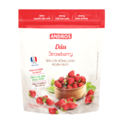 Dâu tây đông lạnh Andros túi 300g chính hãng